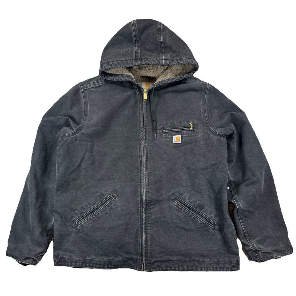Carhartt Women's XL Sierra Jacket Sherpa Lined  WJ141 BLK Faded Black